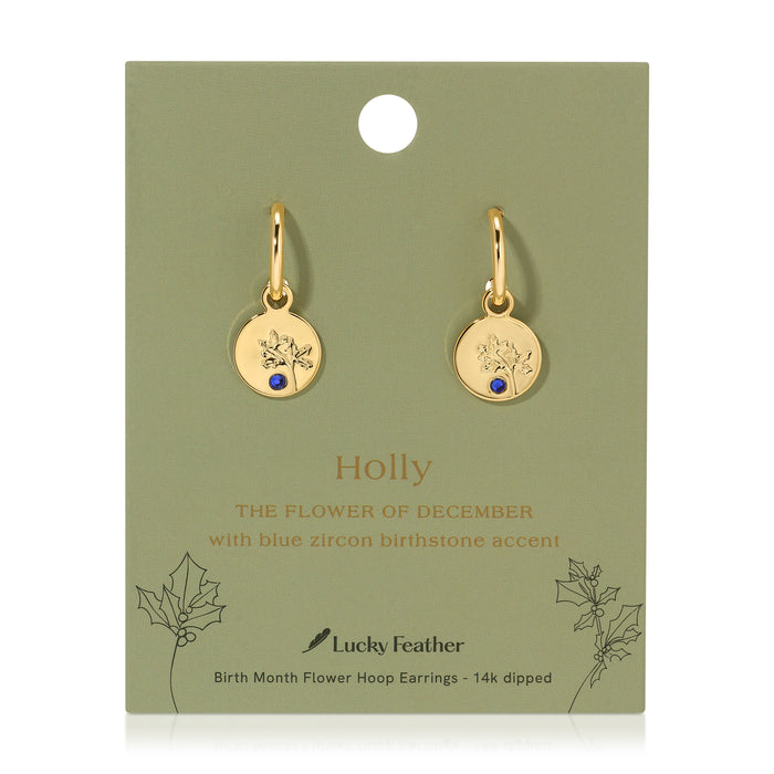 December - Holly/Blue Zircon