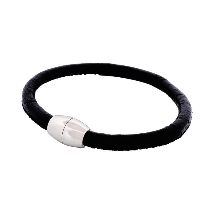 Black Leather Bracelet