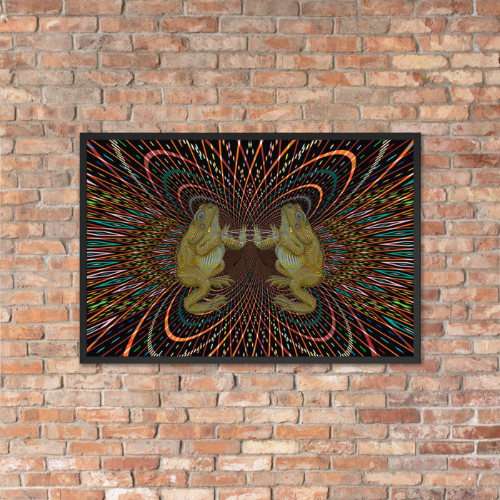 Bufo Alvarius Framed poster - symbolika