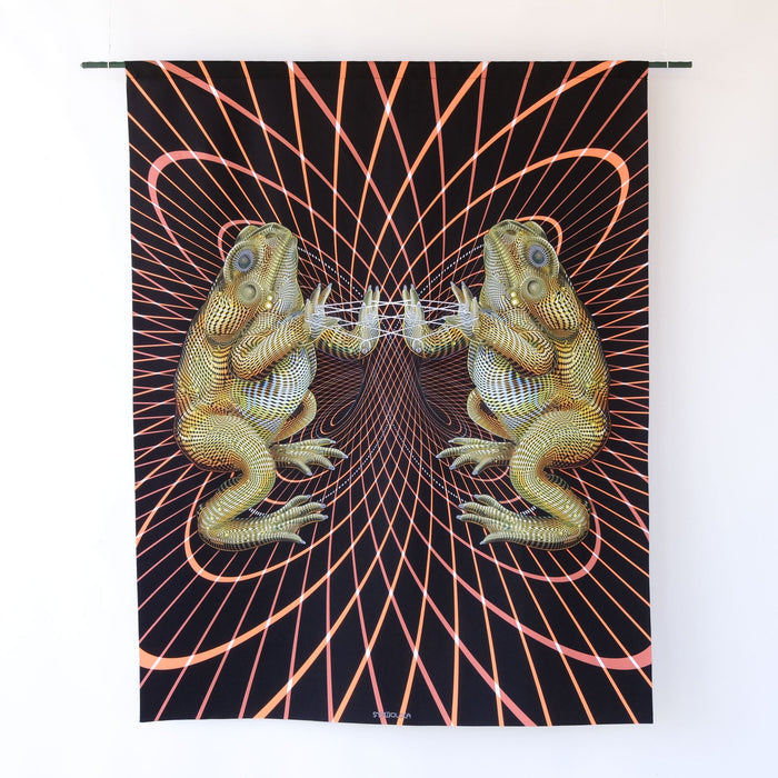 Bufo Alvarius Tapestry — Image 4 by Symbolika