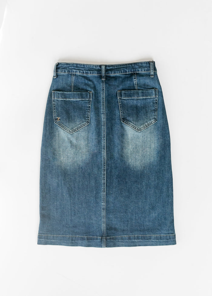 Elin Front Pocket Midi Skirt IC Skirts
