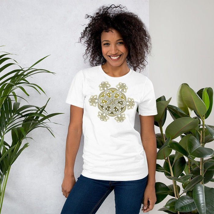 Flower Of Life - YinYang - Short - Sleeve Women T-Shirt - Colors - Made to order - symbolika