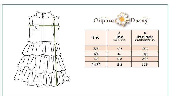 Girls Mint Ruffle Layered High Neck Summer Dress