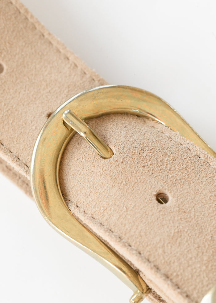 Gold Detail Suede Bonnie Belt Accessory