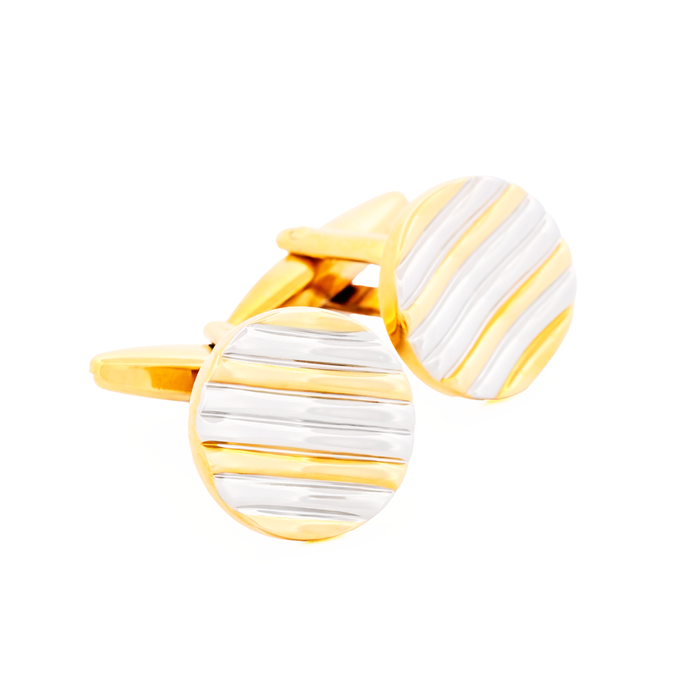 Gold Rhodium Plated Cufflinks