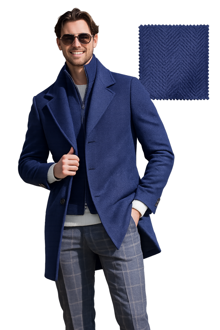 JARED NVY-OC12 Overcoat