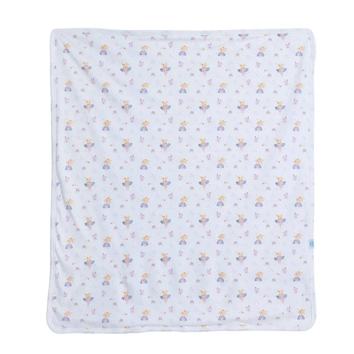 Little Dreams Girls Cotton Jersey Blankets - Ecru Ecru - ebebek