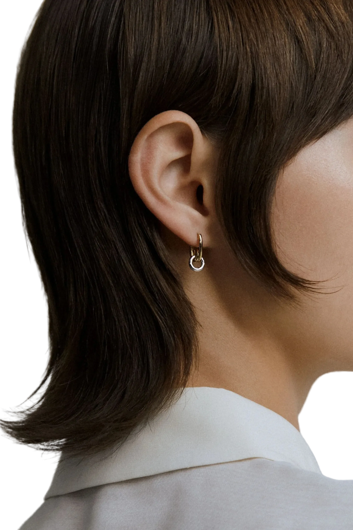 Loop Drop Hoop Earrings