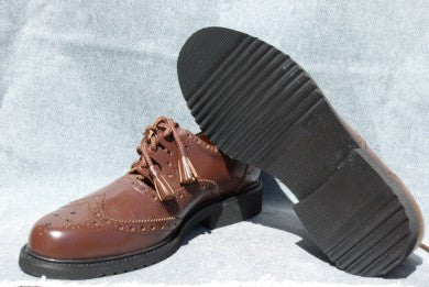 Marching Sole Brown Ghillie Brogues