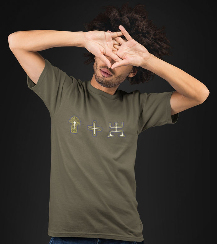 Mushroom Plus Party T-Shirt Choice of Colors — Image 4 by Symbolika