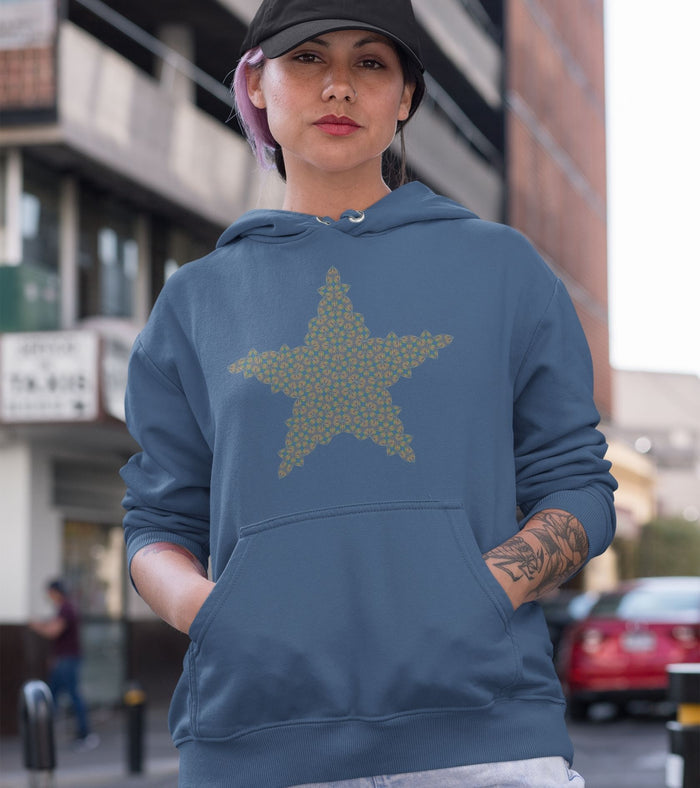 Penrose Star Hoodie Choice of Colors — Image 6 by Symbolika
