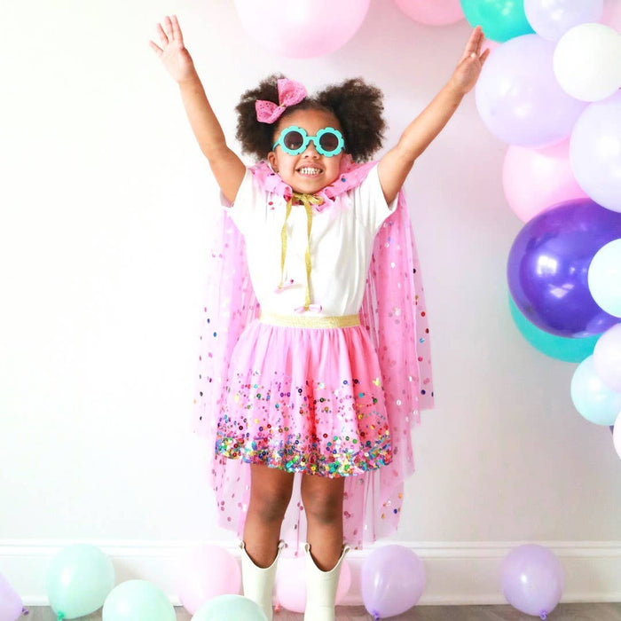 Raspberry Confetti Tutu - Dress Up Skirt - Kids Tutu - Birthday Tutu
