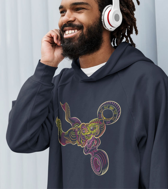 Scissored Hoodie Choice of Colors — Image 5 by Symbolika