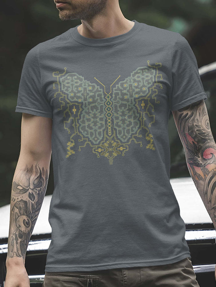 Shipibo Butterfly T-Shirt Choice of Colors — Image 5 by Symbolika