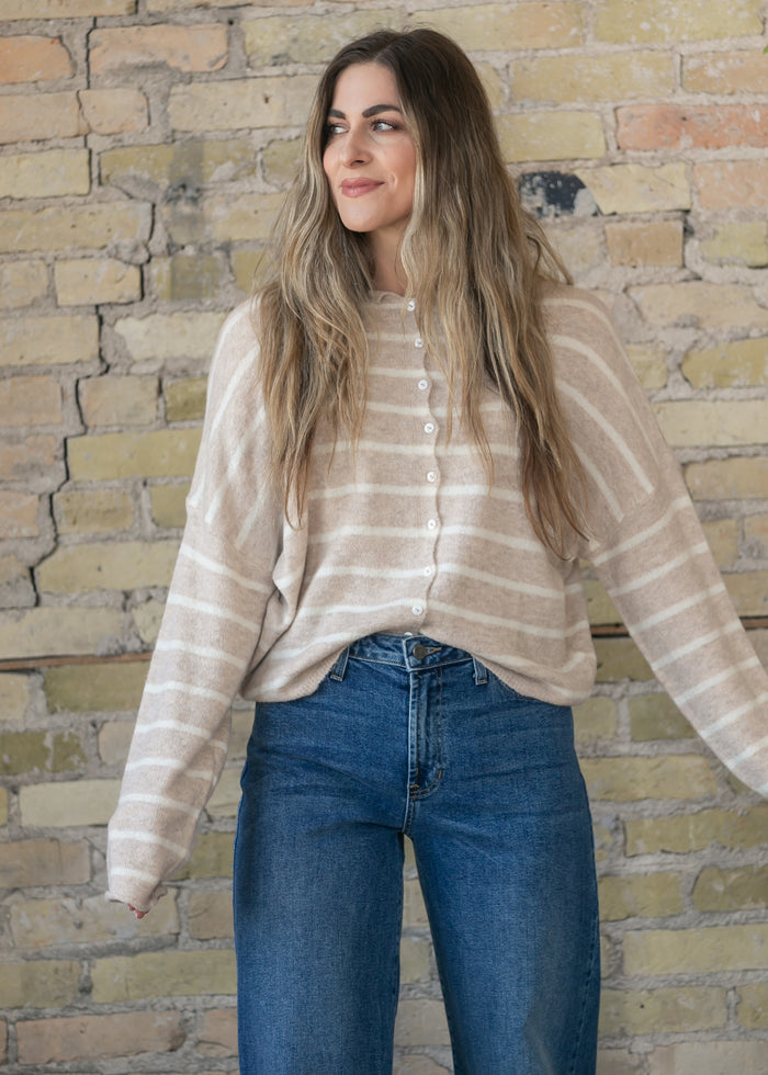 Things Between® Stripe Piper Cardigan - FINAL SALE FF Layering Essentials