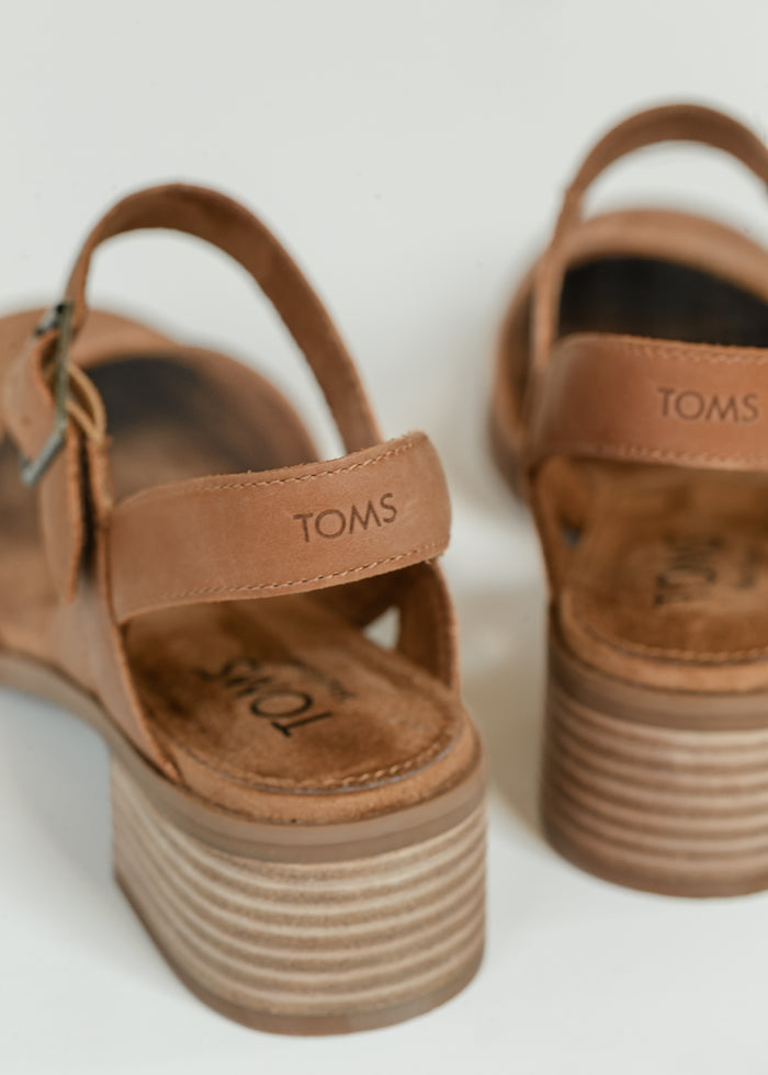 TOMS® Jaclyn Leather Heel Shoes