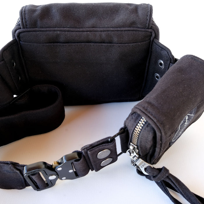 Trinfinity Belt Bag — Infinity Loop Sacred Geometry Belt Bag - UV Blacklight Effect by Symbolika