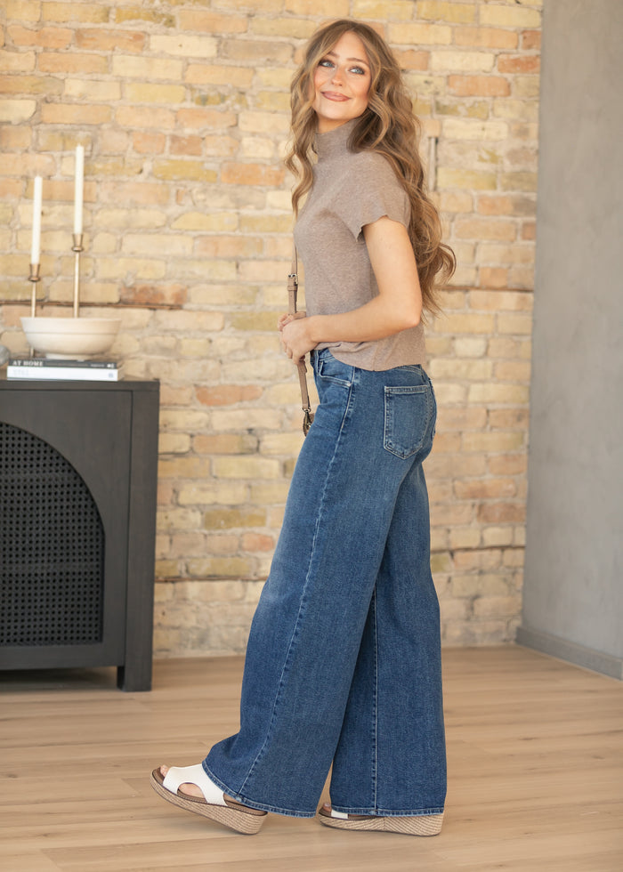 Ultra Wide Leg Jeans FF Pants