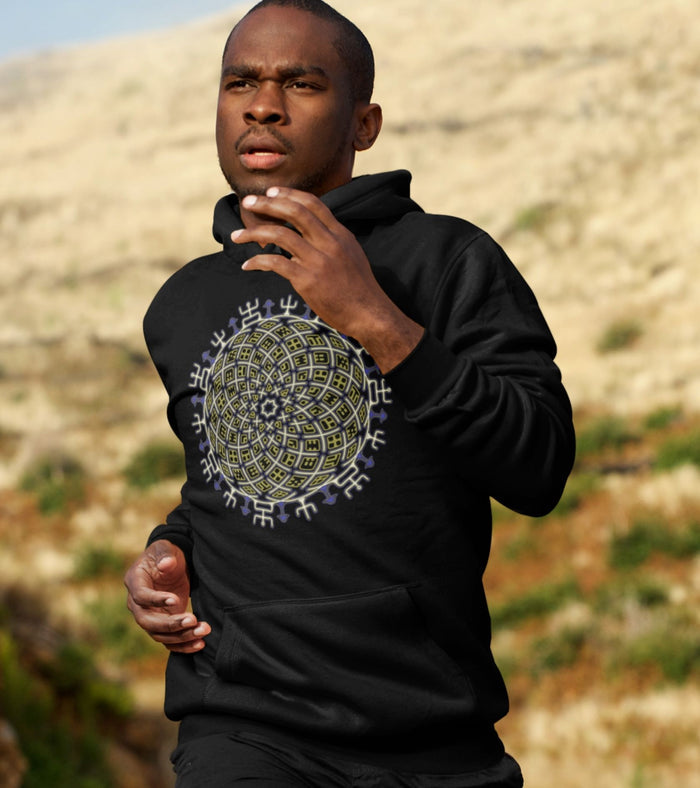 Vortex Cross Hoodie Choice of Colors — Image 6 by Symbolika