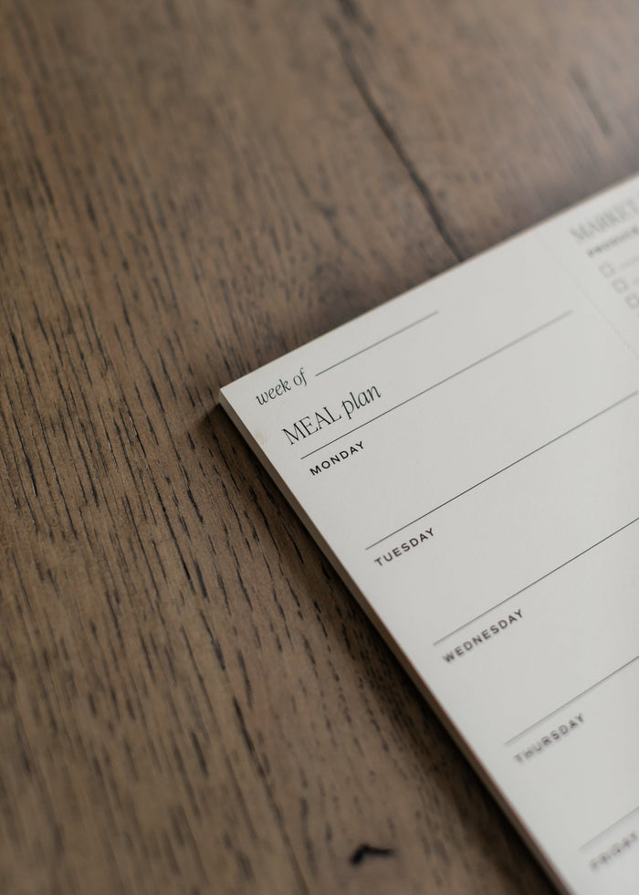 Weekly Meal Plan Notepad Gifts