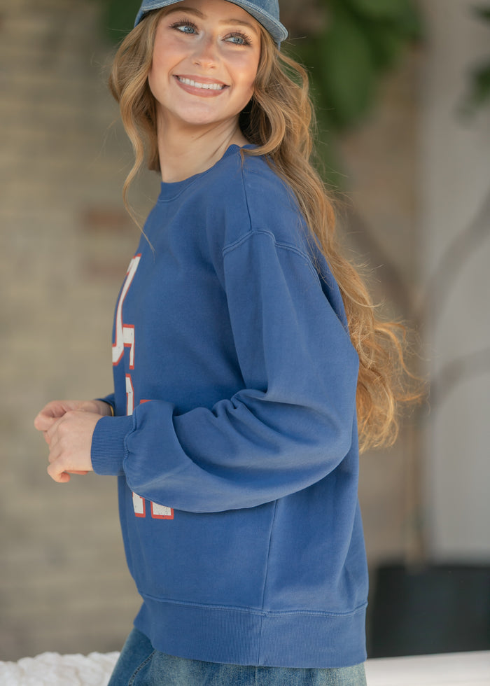 Z Supply® Americana Boyfriend Sweatshirt FF Tops