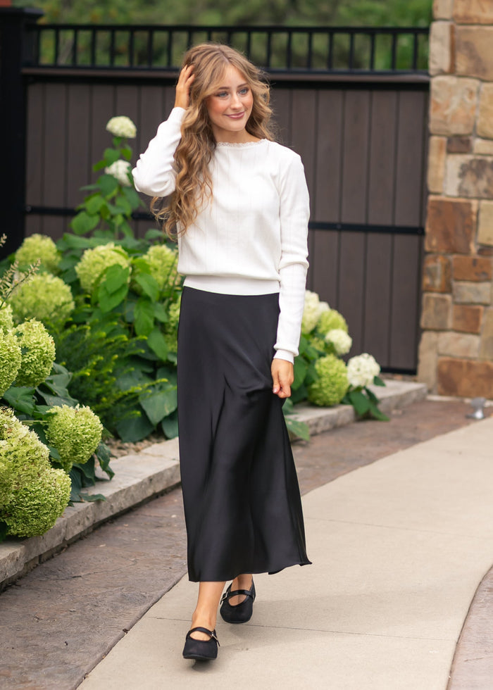 Z Supply® Izabel Luxe Satin Skirt FF Skirts