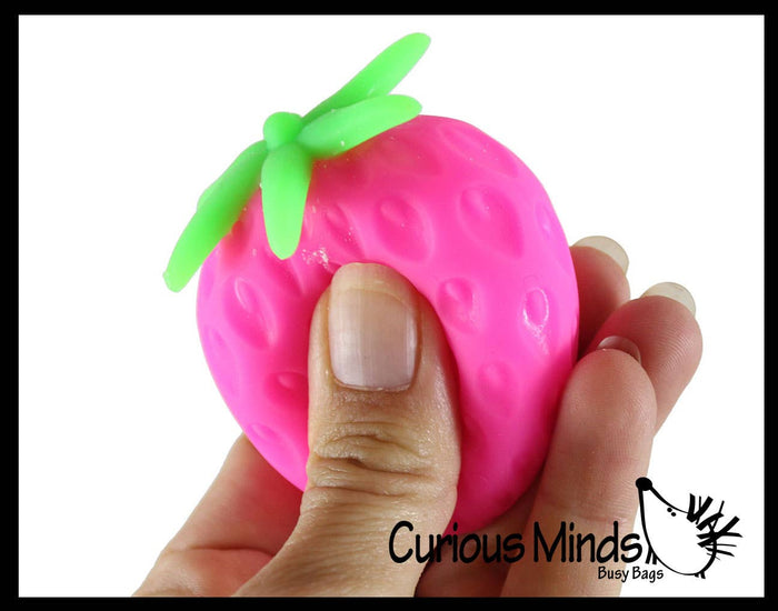 1 BOX Nee Doh Fruit Basket Soft Fluff- Filled Squeeze Stress