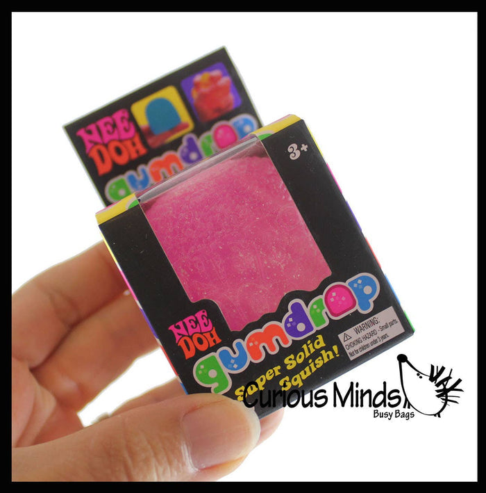 1 NeeDoh Gumdrop Sugar Ball - Thick Glue/Gel Stretch Ball -