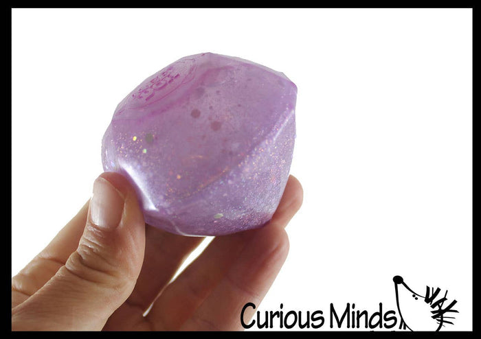 1 Needoh Jewel Stress Ball - Sparkling Gem Squishy Nee Doh