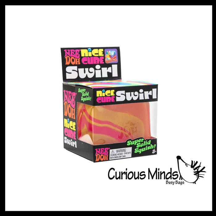 1 Swirl NeeDoh Nice Cube Ice Sugar Ball