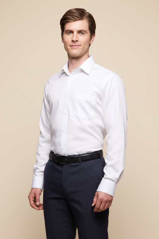 Hi-Res White Business Shirt