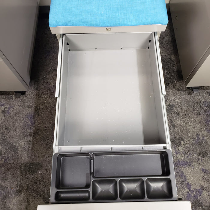 2 Drawer Pedestal File Cabinet