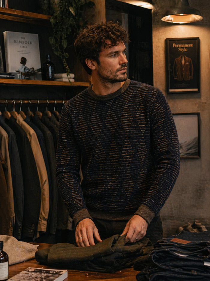 Harrys for Menswear
https://harrysformenswear.com.au › products › 45530-70
45530-70

Bugatti 45530 Crew Knit, Wool Blend The round neck sweater with an all-over 2-tone diamond structure is a real eye-catcher. Combining timeless style and contemp…
$279.00 AUD