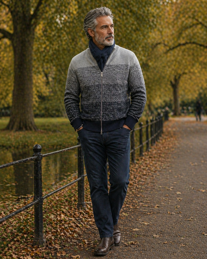 Harrys for Menswear
https://harrysformenswear.com.au › products › 45542-250-zip-front-cardigan
45542-250 Zip Front Cardigan

The luxurious 45542-250 offers a 100% Cotton, providing premium comfort and style. Made in Turkey, this -zip knitwear is perfect for elevating your autumn and w…
$199.00 AUD