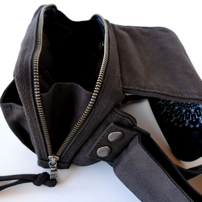 4th Dimension Belt Bag — Geometric Face Art - Visionary Art Clothing by Symbolika