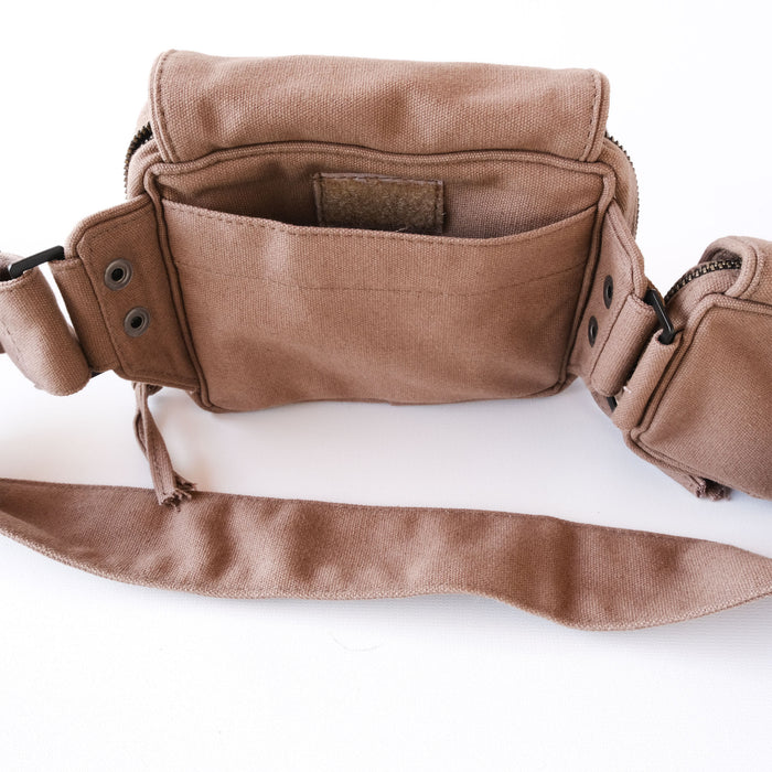 4th Dimension Belt Bag — Interdimensional Being Art Belt Bag - UV Blacklight Effect by Symbolika
