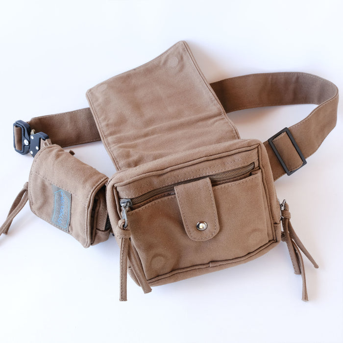4th Dimension Belt Bag — Interdimensional Being Art - Visionary Art Clothing by Symbolika