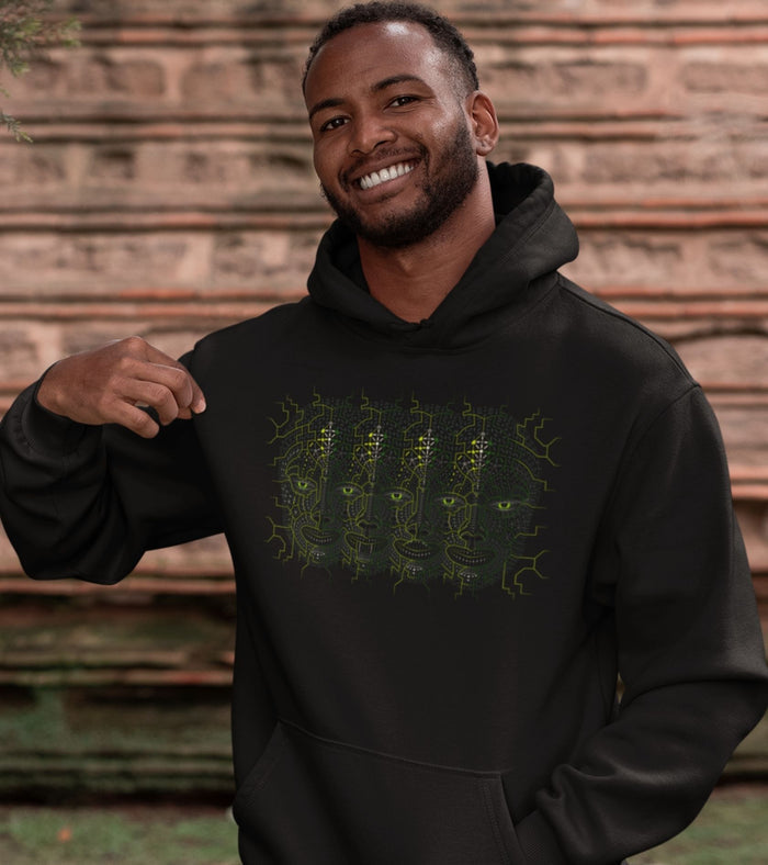 4th Dimension Hoodie Choice of Colors — visionary art by Symbolika