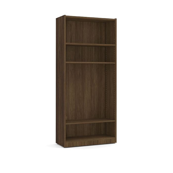 71"H BOOKCASE-M.WALNUT