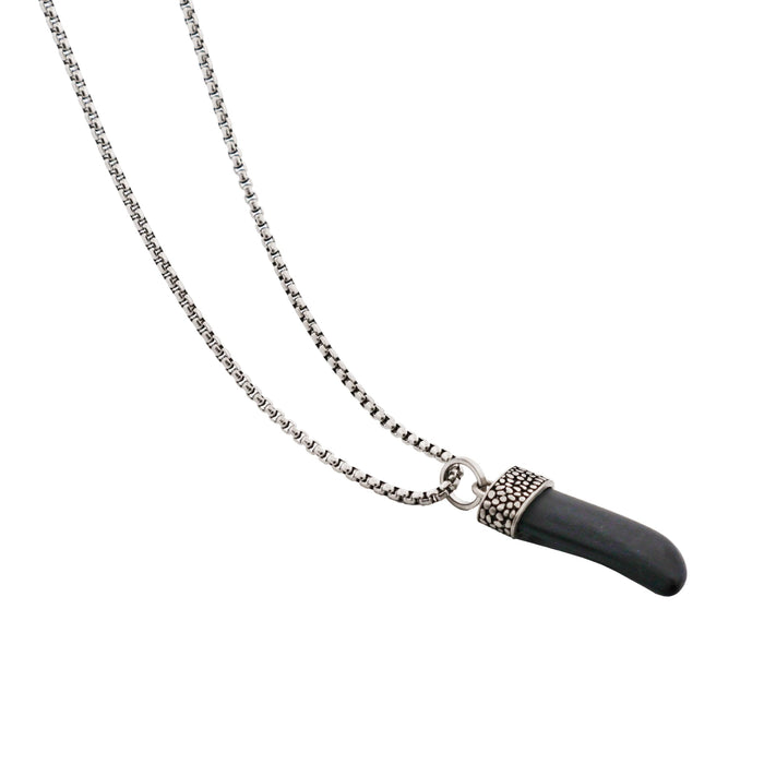 Agate Shark S Tooth Pendant