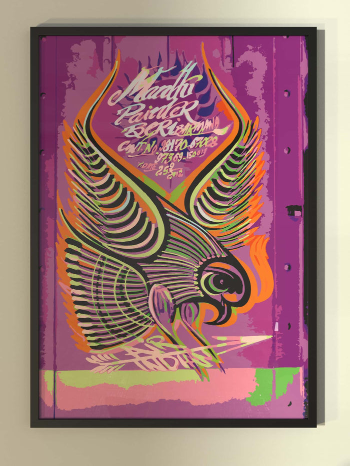 Air India Tata Bird Framed Poster - symbolika