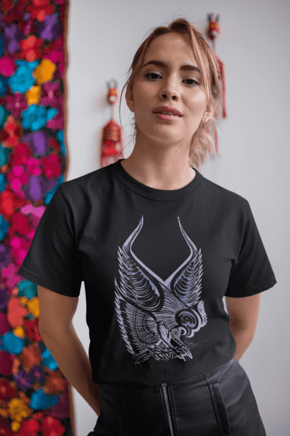 Air India Tata Bird Short - Sleeve Women T-Shirt - Colors - Made to order - symbolika