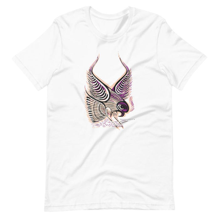 Air India Tata Bird Short - Sleeve Women T-Shirt - White - Made to order - symbolika
