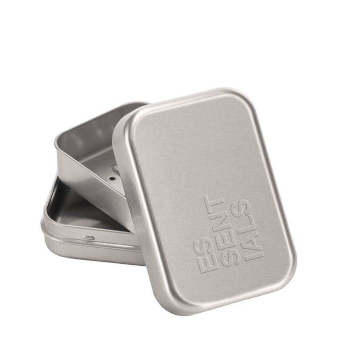 Aluminium container for Mühle ESSENTIALS 100gr Soap Bar
