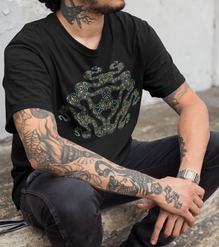Anakonda T-Shirt Choice of Colors — visionary art by Symbolika