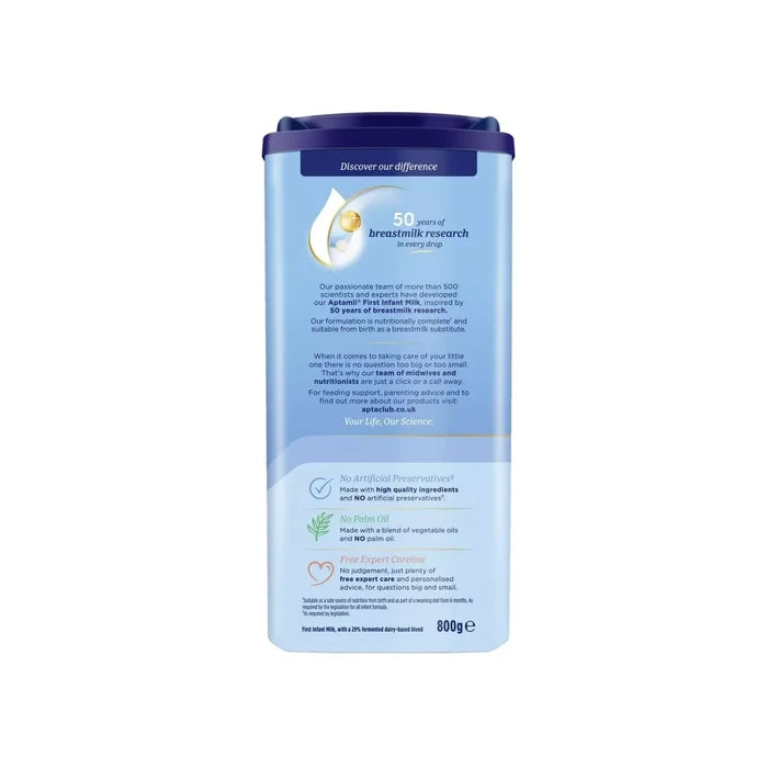 Aptamil 1 First Infant Milk Formula from Birth 800g - ebebek - Black Friday