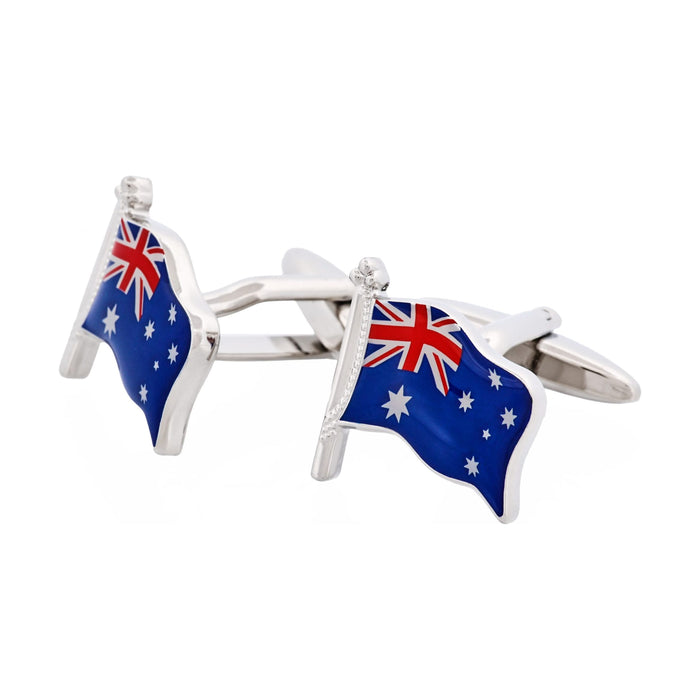 Australian Flag Wave Cufflinks