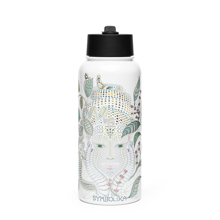 Aya Water Bottle — visionary art by Symbolika