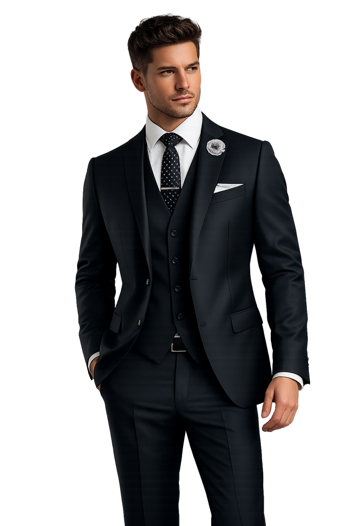 B9-Abram Suit Jacket-Rich Black (Sold Seperatley)