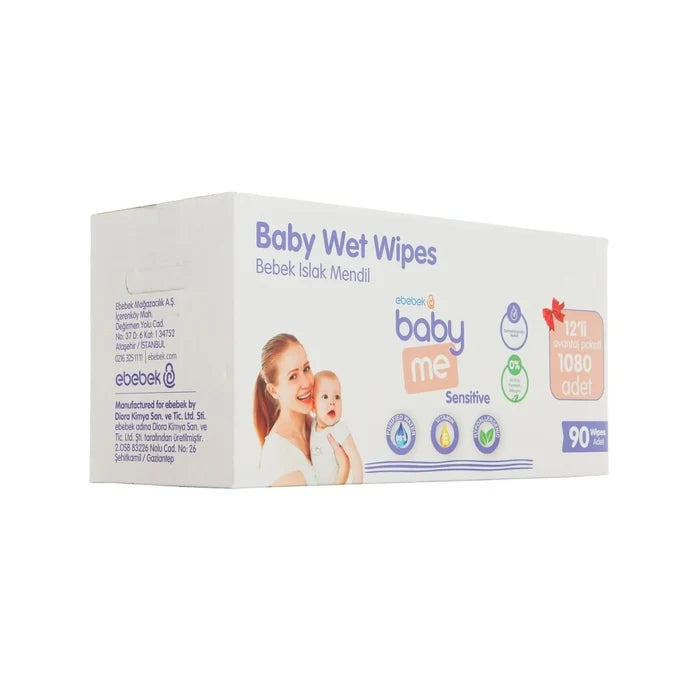 baby me Sensitive Baby Wipes 12x90 pcs - ebebek - Black Friday